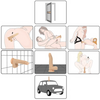 Naked Addiction 7.5″ Vibrating, Rotating & Thrusting Dong with Remote Control Vanilla