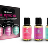 Dona Let Me Touch You Scented Massage Oil Aphrodisiac Oils 3-pack