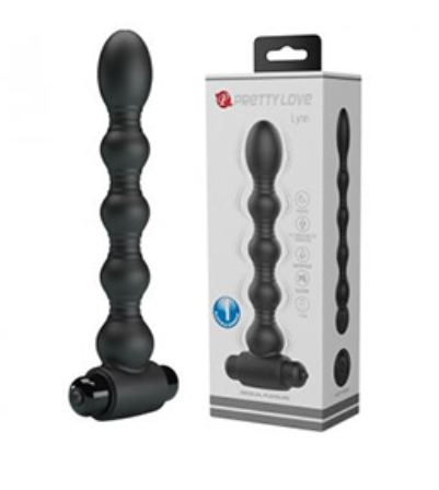 Pretty Love Vibrating Bullet Anal Toy "Lynn" Black