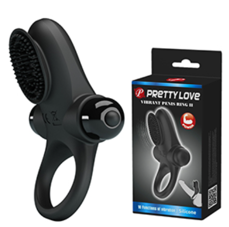 Pretty Love Vibrating Penis Ring II 86mm x 56mm
