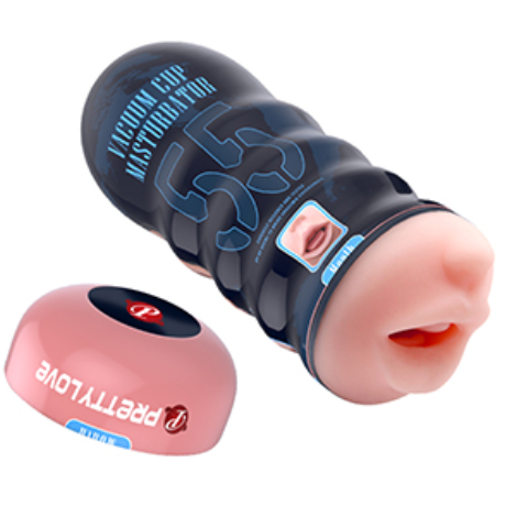 Pretty Love Vacuum Cup Masturbator - Mouth 180mm x 70mm