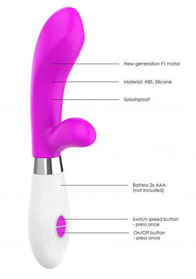Luminous Achilles - Ultra Soft Silicone - 10 Speeds - Fuchsia