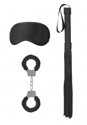 Ouch Black and White - Introductory Bondage Kit #1 Black