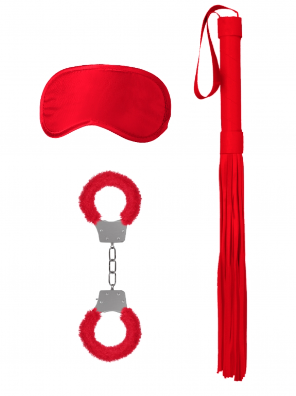 Ouch Black and White - Introductory Bondage Kit #1 Red