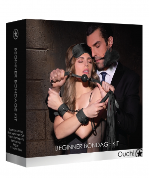 Ouch Black and White - Beginners Bondage Kit Black