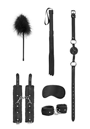 Ouch Black and White - Beginners Bondage Kit Black