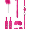Ouch Black and White - Beginners Bondage Kit Pink