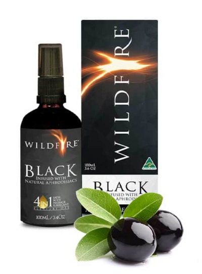 Wildfire Black Infused with Natural Aphrodisiacs - All over Pleasure Oil 100ml