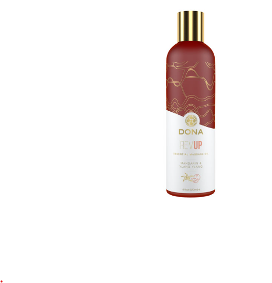 DONA Essential Massage Oil - Rev Up - Mandarin & Ylang Ylang - Massage 4 floz / 120 ml (T) (NLA)