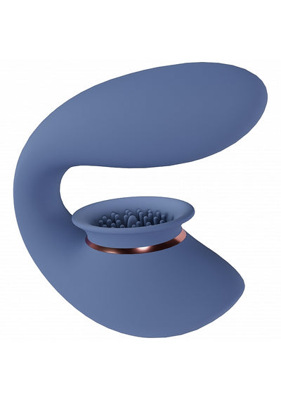 Twitch 3 Suction and vibration toy - Blue/Grey