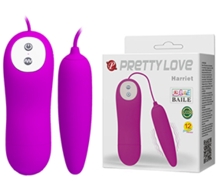 Pretty Love Vibrating Egg "Harriet"70mm x 20mm & 90mm x 30mm
