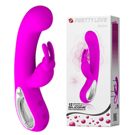 Pretty Love Rechargeable Rabbit "Webb" 210mm x 35mm