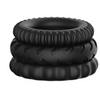 Pretty Love Titan 3pk Cock Rings Black
