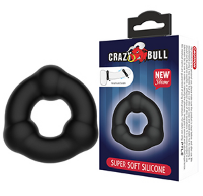 Crazy Bull Ribbed Silicone Ring "Crazy Bull" 18mm