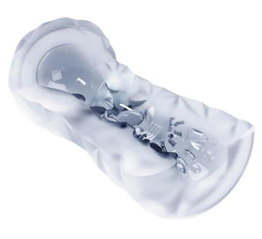 Pretty Love Coil & Ball Masturbator Crystal