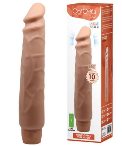 Barbara - Realistic Vibrating Dildo 10 inch