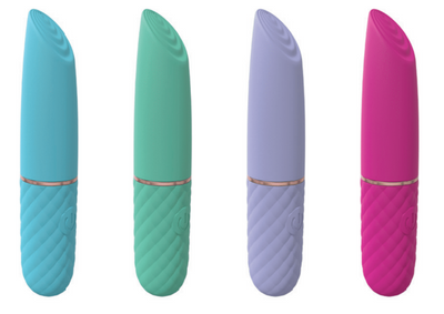LoveLine - Beso - 10 Speed Vibrating Mini-Lipstick - 
Silicone - Rechargeable - Waterproof - Pink