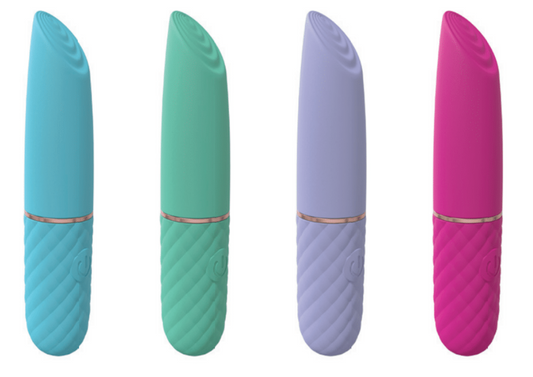 LoveLine - Beso - 10 Speed Vibrating Mini-Lipstick - 
Silicone - Rechargeable - Waterproof - Pink