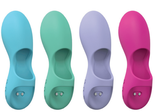 LoveLine - Joy - 10 Speed Finger Vibe - Silicone - 
Rechargeable - Waterproof - Blue