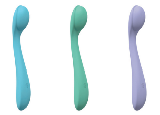 LoveLine - Juicy - 10 Speed Flexible Vibe - Sealed 
Silicone - Rechargeable - Submersible - Blue
