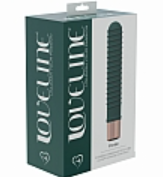 LoveLine - Poise - 10 Speed Mini-Vibe - Silicone - 
Rechargeable - Waterproof - Forest Green