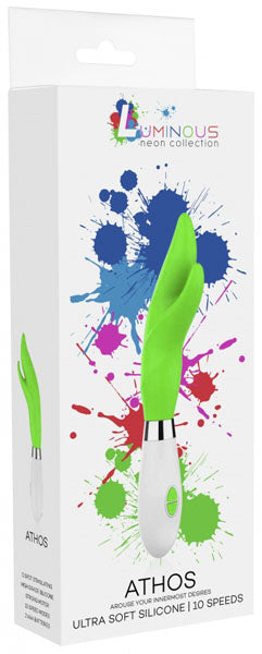 Luminous Athos - Ultra Soft Silicone - 10 Speeds - Green