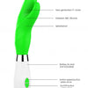 Luminous Athos - Ultra Soft Silicone - 10 Speeds - Green