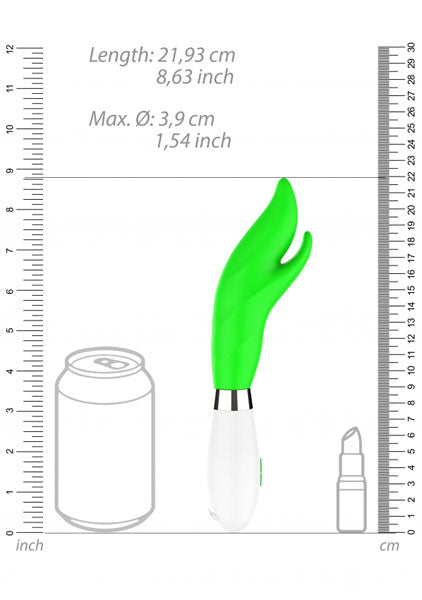 Luminous Athos - Ultra Soft Silicone - 10 Speeds - Green