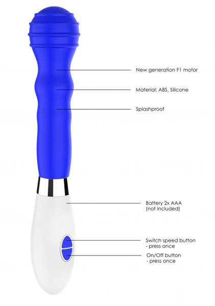 Luminous Alida - Ultra Soft Silicone - 10 Speeds - Royal Blue