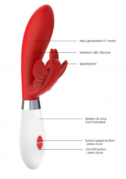 Luminous Alexios - Ultra Soft Silicone - 10 Speeds - Red