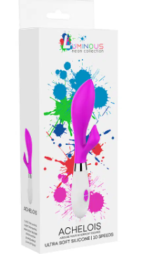Luminous Achelois - Ultra Soft Silicone - 10 Speeds - Fuchisa