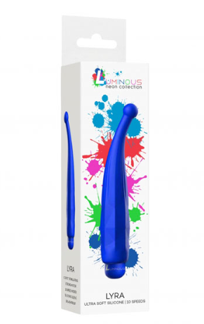 Luminous Lyra - ABS Bullet With Silicone Sleeve - 10-Speeds - Royal Blue