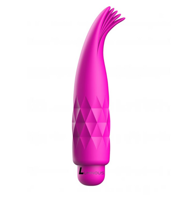 Luminous Zoe - ABS Bullet With Silicone Sleeve - 10-Speeds - Fuchsia