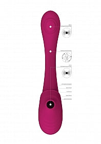Vive Mirai-Double Ended Pulse Wave & Air Wave Bendable Vibrator