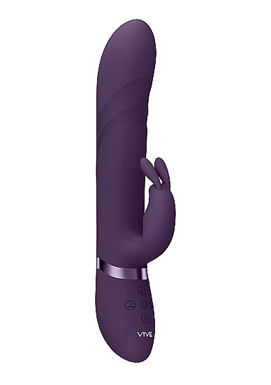 Vive Nari-Vibrating & Rotating Beads G-spot Rabbit Purple