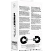 Ouch Black and White - Pleasure Furry Wrist Cuffs - With Quick-Release Button
