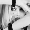 Ouch Black and White - Pleasure Furry Wrist Cuffs - With Quick-Release Button