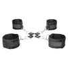 Ouch Black and White - Velcro Hogtie With Hand and Ankle Cuffs