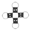 Ouch Black and White - Velcro Hogtie With Hand and Ankle Cuffs