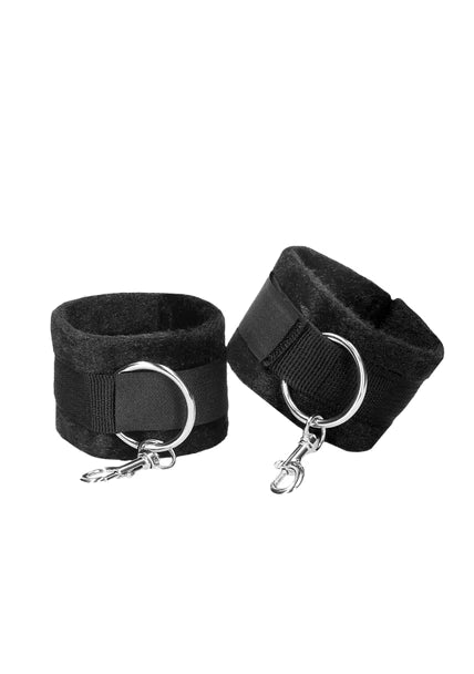 Ouch Black and White - Velcro Hogtie With Hand and Ankle Cuffs