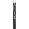 OUCH Black and White - Bonded Leather Collar With Wrist Cuffs