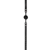 Ouch Black and White - Silicone Ball Gag - with Adjustable Bonded Leather Straps