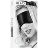 Ouch Black and White - Satin Eye-Mask