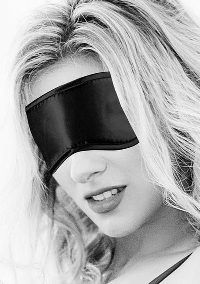 Ouch Black and White - Satin Eye-Mask