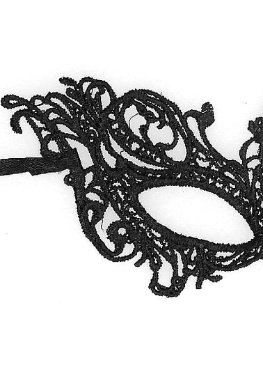 Ouch Black and White - Lace Eye-Mask - Royal