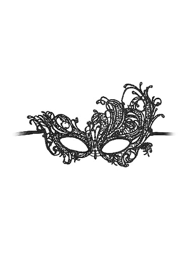Ouch Black and White - Lace Eye-Mask - Royal
