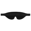 OUCH Black and White - Bonded Leather Eye-Mask "Ouch" - With Elastic Straps