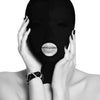 Ouch Black and White - Submission Mask - With Open Mouth