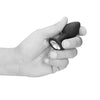 Ouch Black and White - Silicone Butt Plug with Removable Jewel
