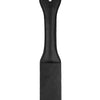 OUCH Black and White - Bonded Leather Paddle "Ouch"
